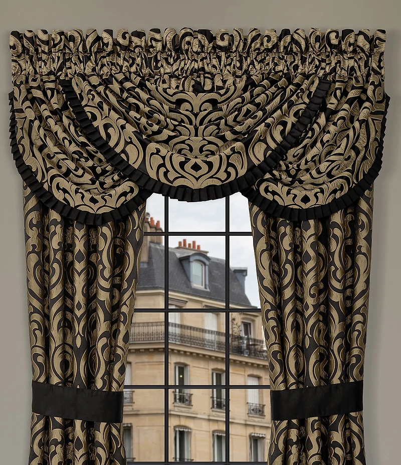 J. Queen New York Bolero Medallion Window Treatment