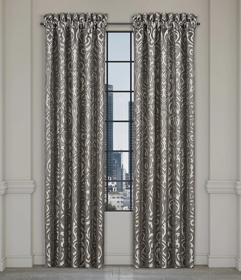 J. Queen New York Bolero Medallion Window Treatment