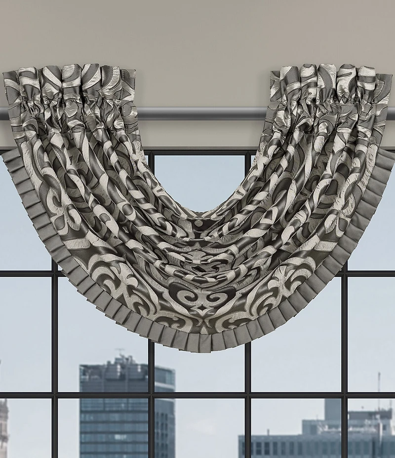 J. Queen New York Bolero Medallion Window Treatment