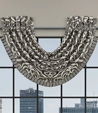 J. Queen New York Bolero Medallion Window Treatment