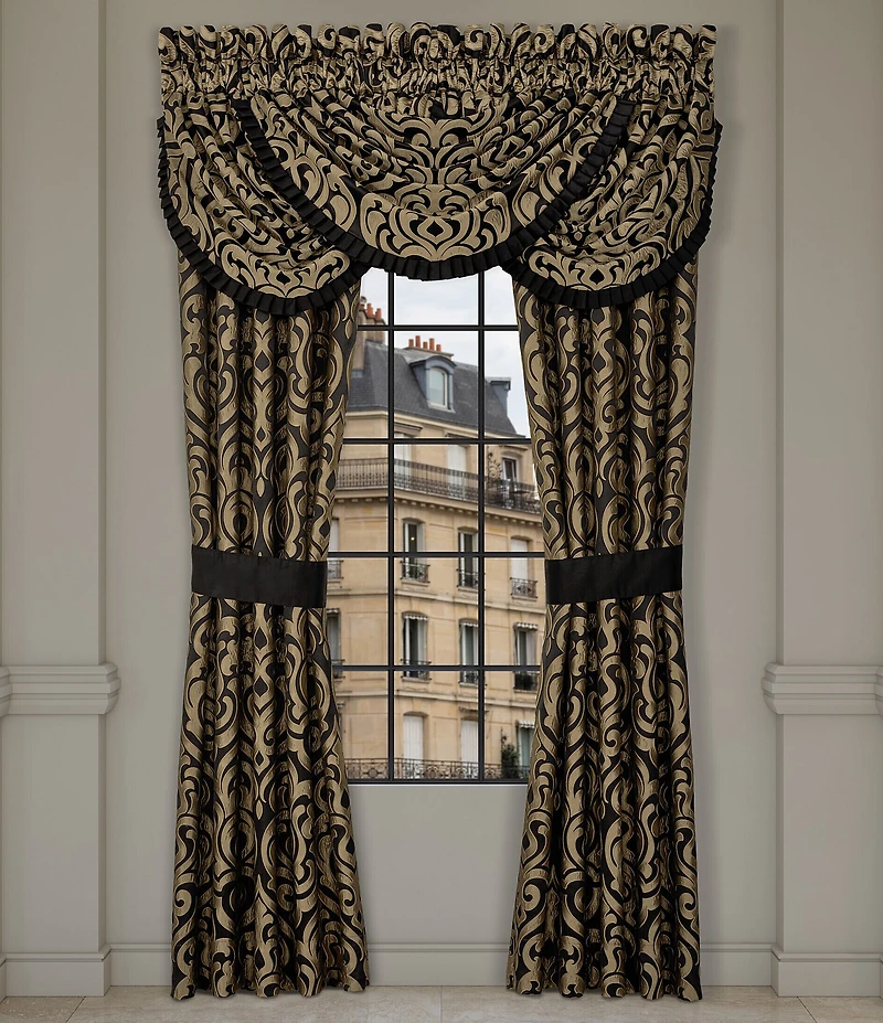 J. Queen New York Bolero Medallion Window Treatment