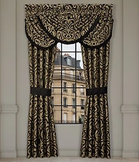 J. Queen New York Bolero Medallion Window Treatment
