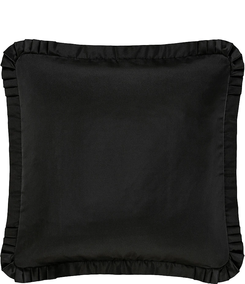 J. Queen New York Bolero Pleated Flange Framed Reversible Euro Sham