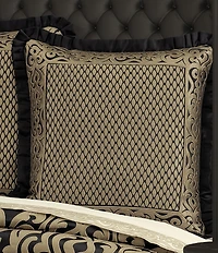J. Queen New York Bolero Pleated Flange Framed Reversible Euro Sham