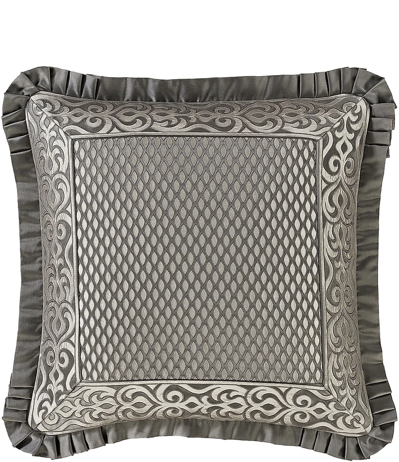 J. Queen New York Bolero Pleated Flange Framed Reversible Euro Sham