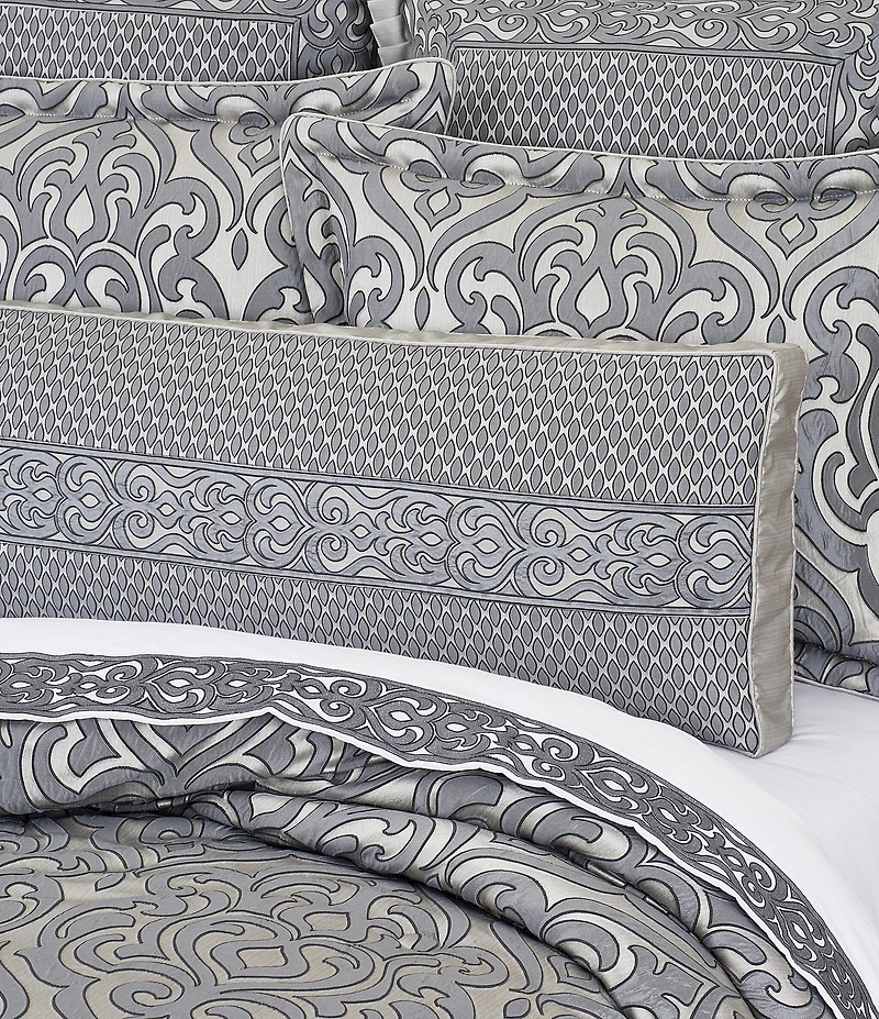 J. Queen New York Bolero Reversible Reading Bolster Oversized Pillow