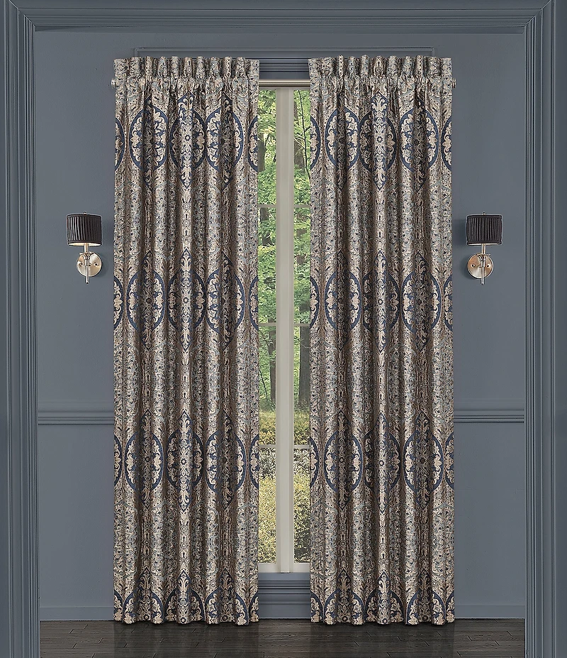 J. Queen New York Botticelli Woven Medallion Window Treatments