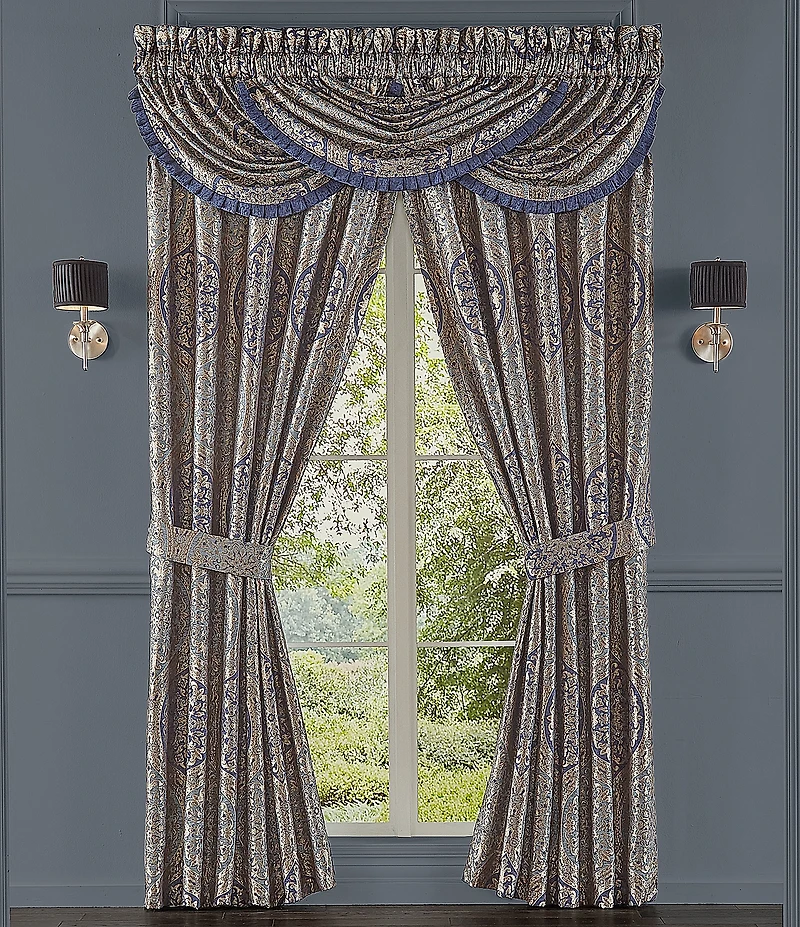 J. Queen New York Botticelli Woven Medallion Window Treatments