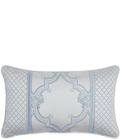 J. Queen New York Boudoir Woven Medallion Decorative Throw Pillow