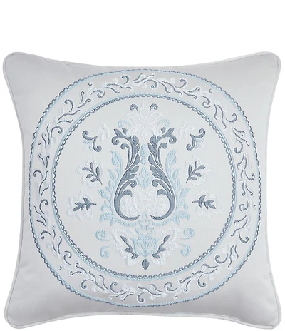 J. Queen New York Boulevard 18#double; Reversible Embellished Decorative Throw Square Pillow