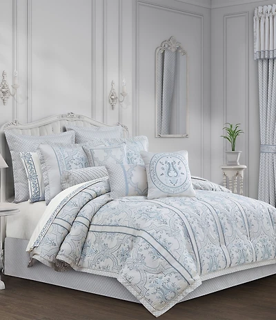 J. Queen New York Boulevard Oversized Engineered Woven Medallion Comforter Set