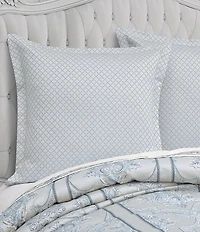 J. Queen New York Boulevard Woven Jacquard Diamond Euro Sham
