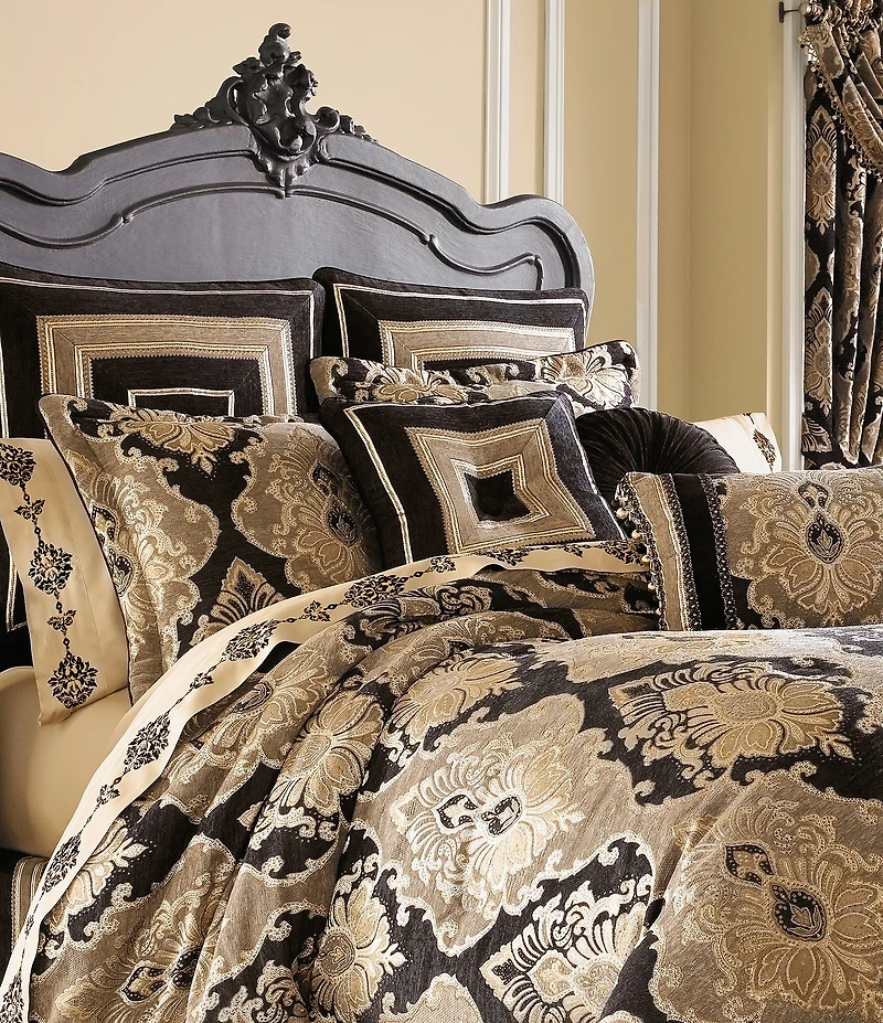 J. Queen New York Bradshaw Damask Chenille Comforter Set