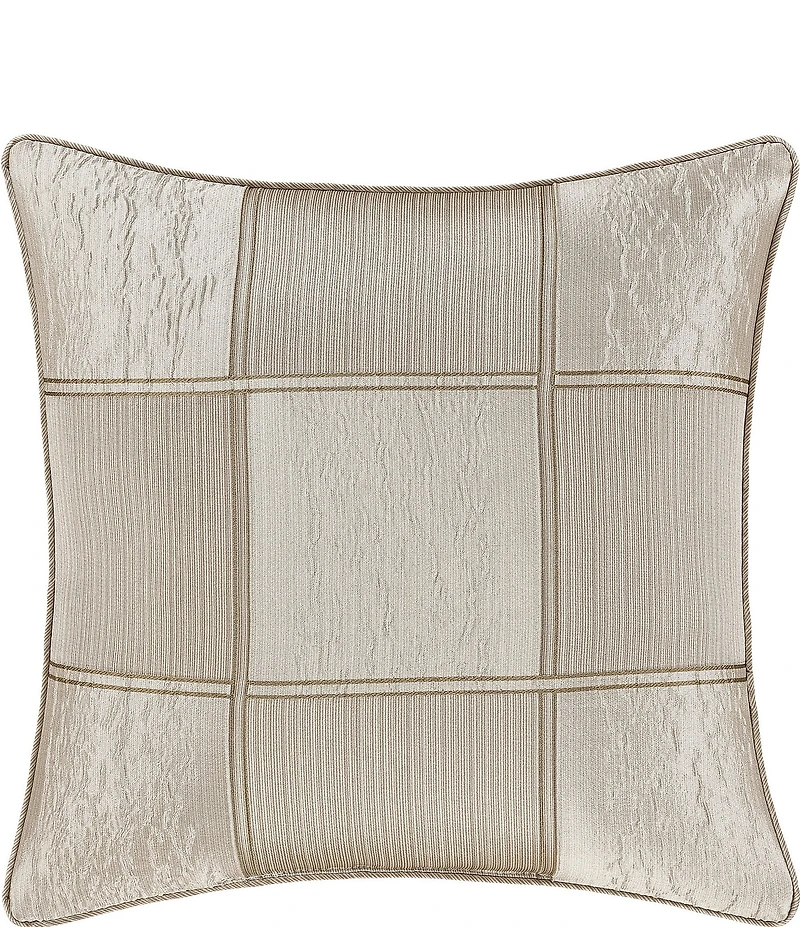J. Queen New York Brando Geometric Block Reversible Square Pillow