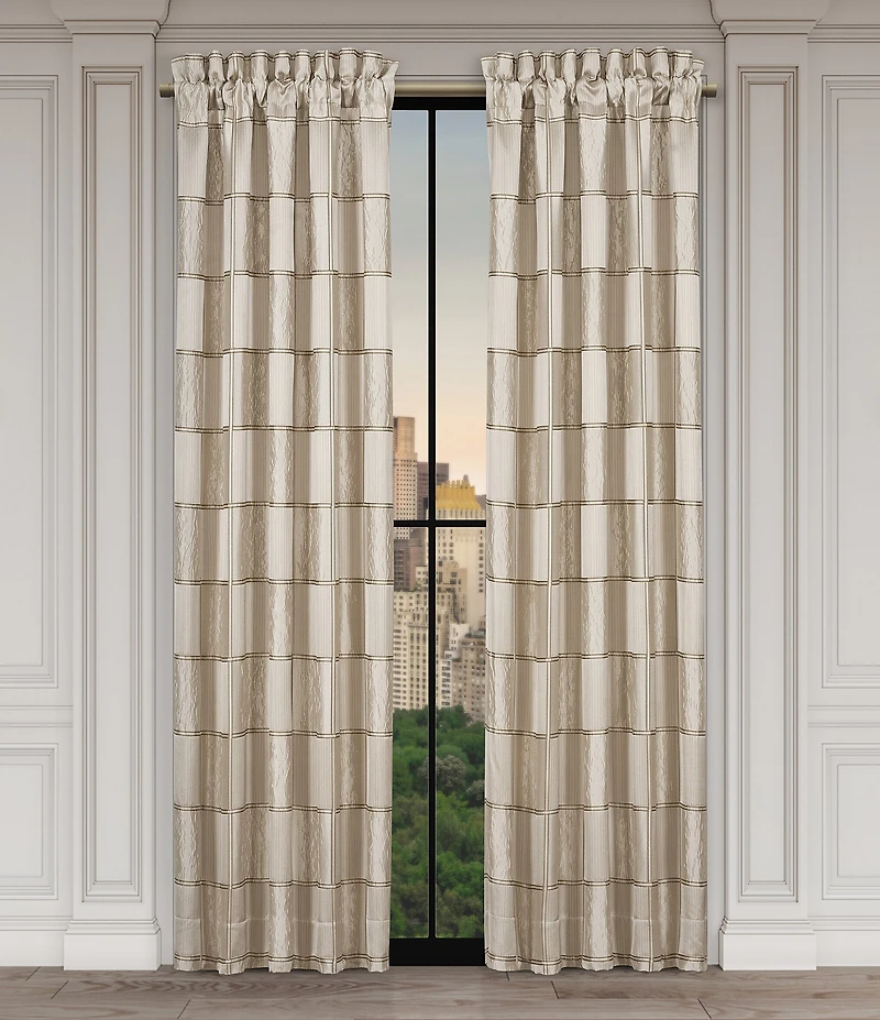 J. Queen New York Brando Geometric Block Window Treatment