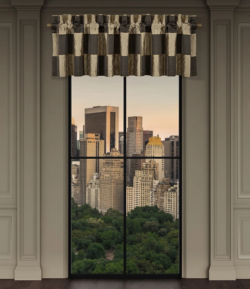 J. Queen New York Brando Geometric Block Window Treatment