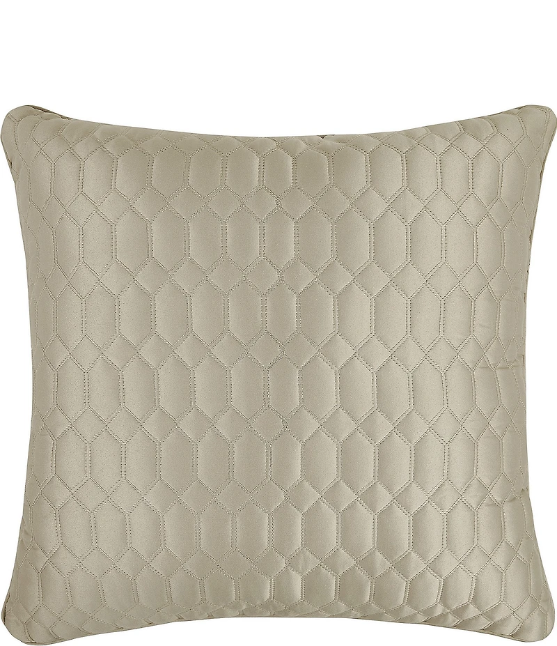 J. Queen New York Brilliance Geometric Pattern Reversible Euro Sham