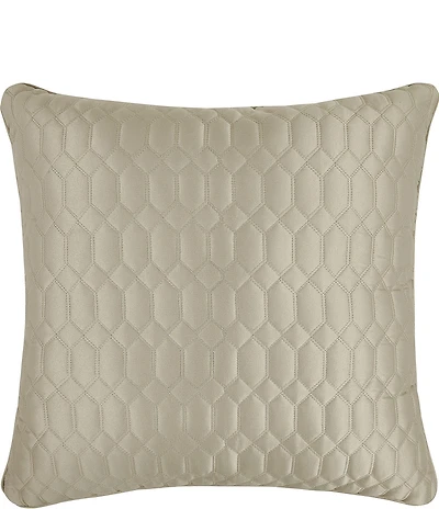 J. Queen New York Brilliance Geometric Pattern Reversible Euro Sham