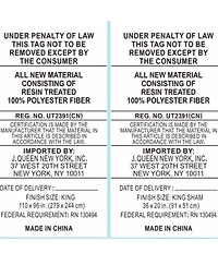 J. Queen New York Brunello Bedding Collection Woven Damask Comforter Set