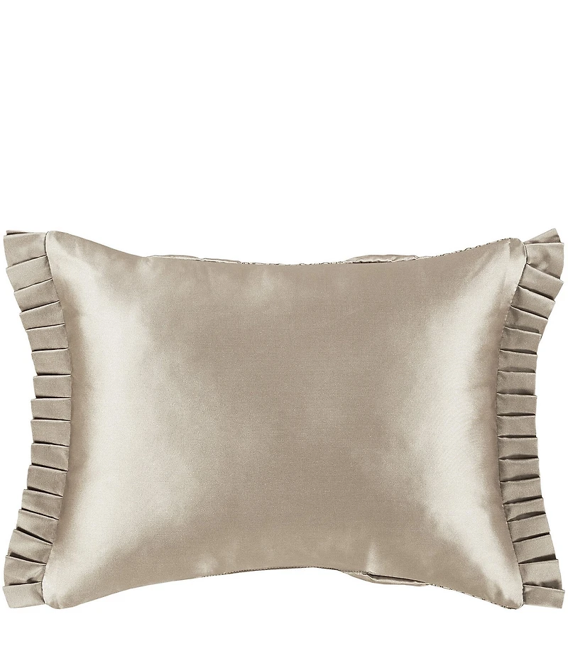 J. Queen New York Brunello Engineered Jacquard Bands Boudoir Pillow