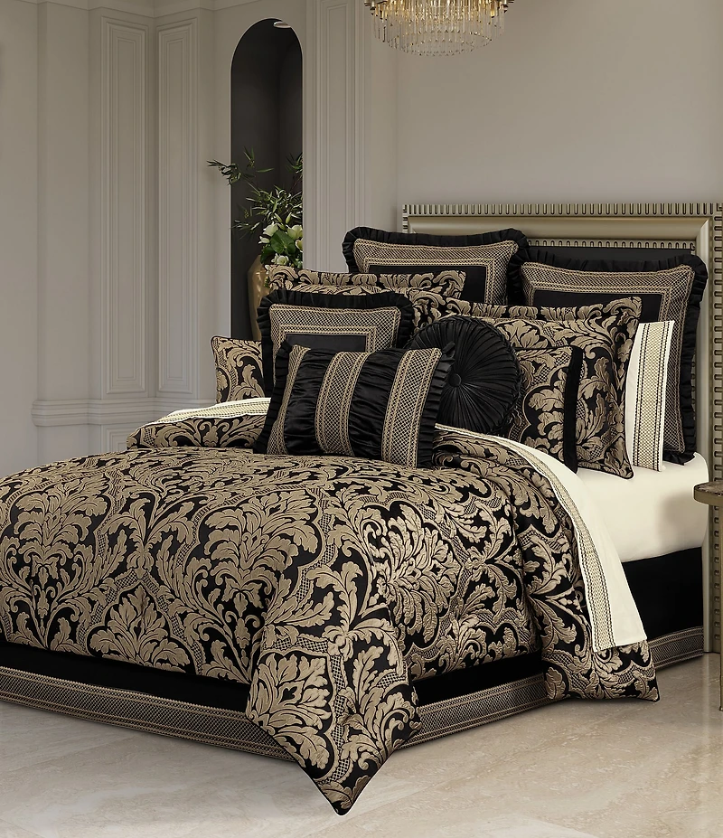 J. Queen New York Brunello Pleated Flange Reversible Square Pillow