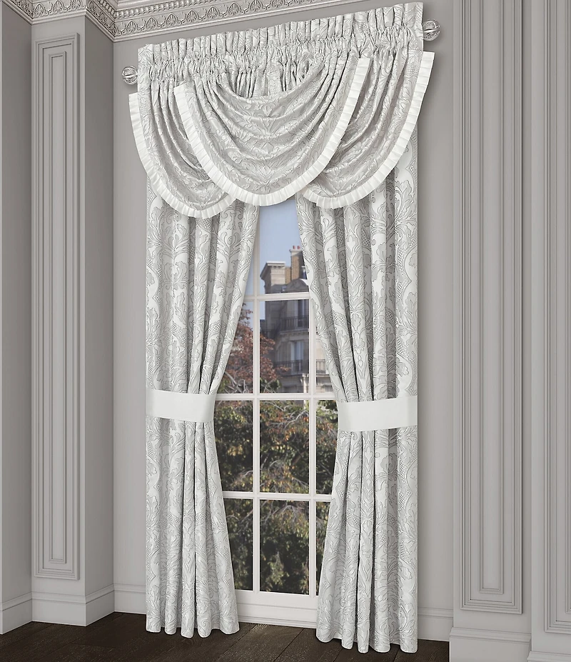 J. Queen New York Brunello Damask Window Treatment