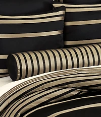 J. Queen New York Calvari Striped Highlights Reading Bolster Pillow