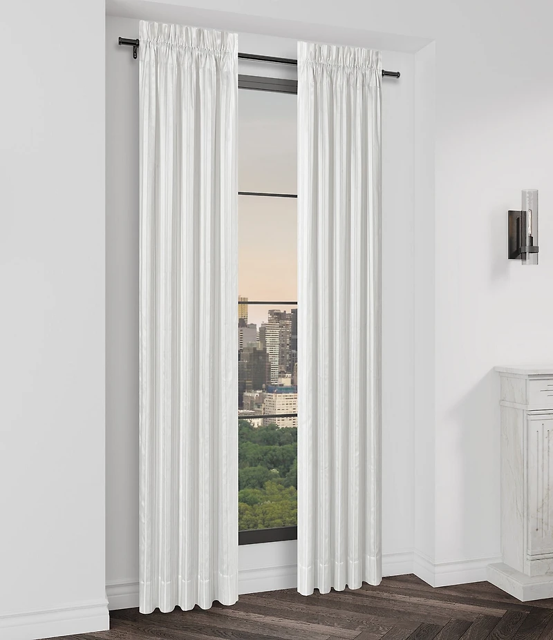 J. Queen New York Calvari Vertical Stripe Satin Window Treatment
