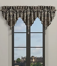 J. Queen New York Cascade Glacier Damask Window Treatments