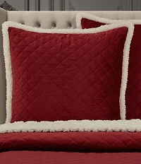 J. Queen New York Casey Sherpa Quilted Euro Sham