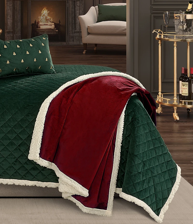 J. Queen New York Casey Sherpa Throw