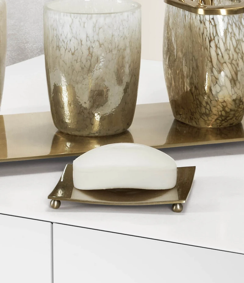 J. Queen New York Catia Collection Stainless Steel Soap Dish