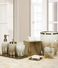 J. Queen New York Catia Collection Stainless Steel Tissue Box Cover