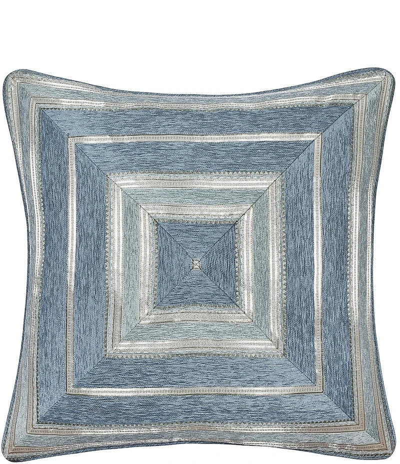 J. Queen New York Celtic Chenille Striped Reversible Euro Sham