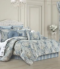 J. Queen New York Celtic Chenille Striped Reversible Euro Sham