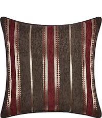 J. Queen New York Cerino Woven Chenille Damask Reversible Square Accent Pillow