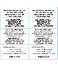 J. Queen New York Cipriana Oversized Woven Damask Comforter Set