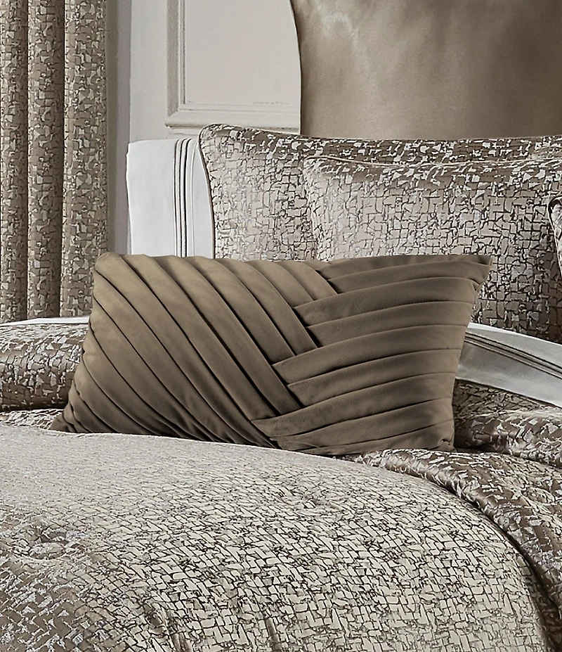 J. Queen New York Cracked Ice Boudoir Pillow