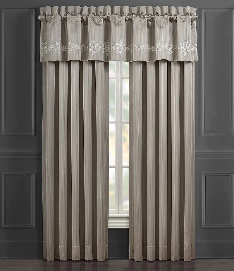 J. Queen New York Crestview Woven Stria Window Panel