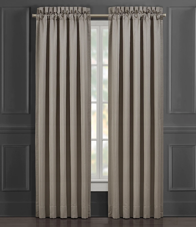 J. Queen New York Crestview Woven Stria Window Panel