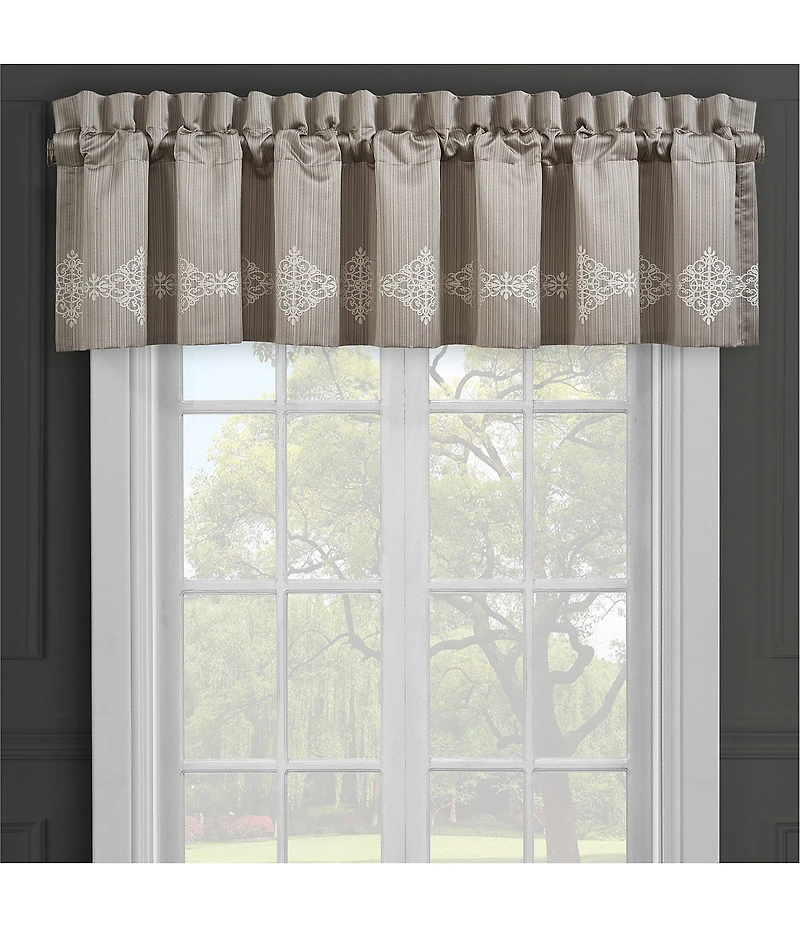 J. Queen New York Crestview Woven Stria Window Panel