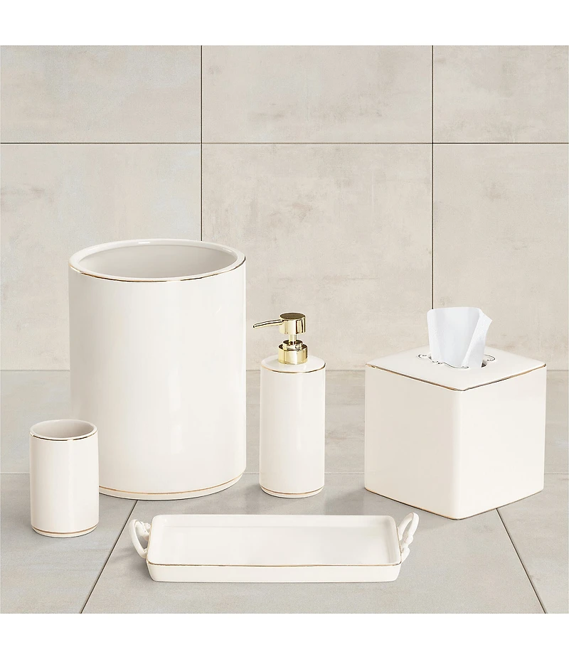 J. Queen New York Delphine Collection Wastebasket