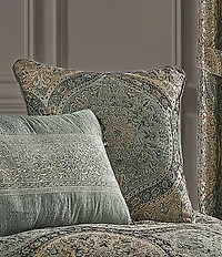 J. Queen New York Dorset Chenille Decorative Square Pillow