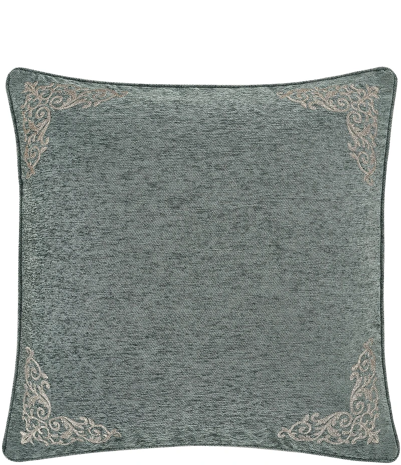 J. Queen New York Dorset Scroll Embroidered Euro Sham