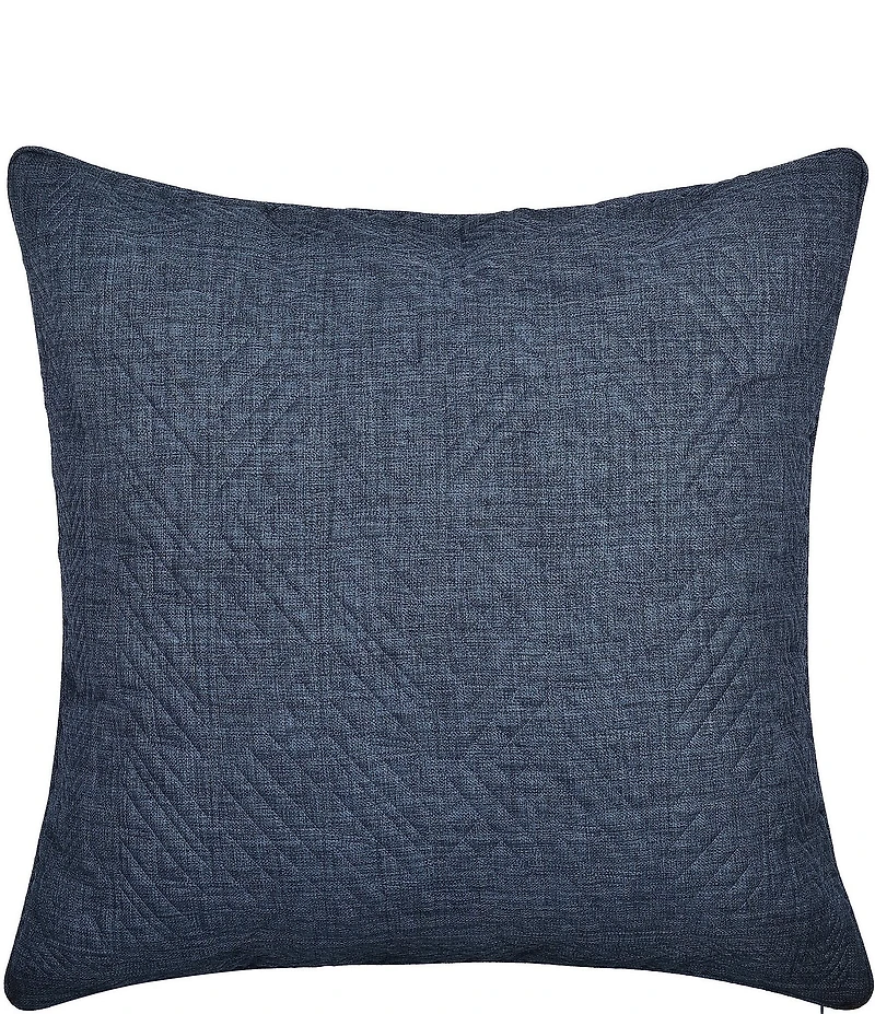 J. Queen New York Enchanted Garden Geometric Design Reversible Euro Sham