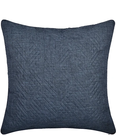 J. Queen New York Enchanted Garden Geometric Design Reversible Euro Sham