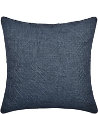 J. Queen New York Enchanted Garden Geometric Design Reversible Euro Sham