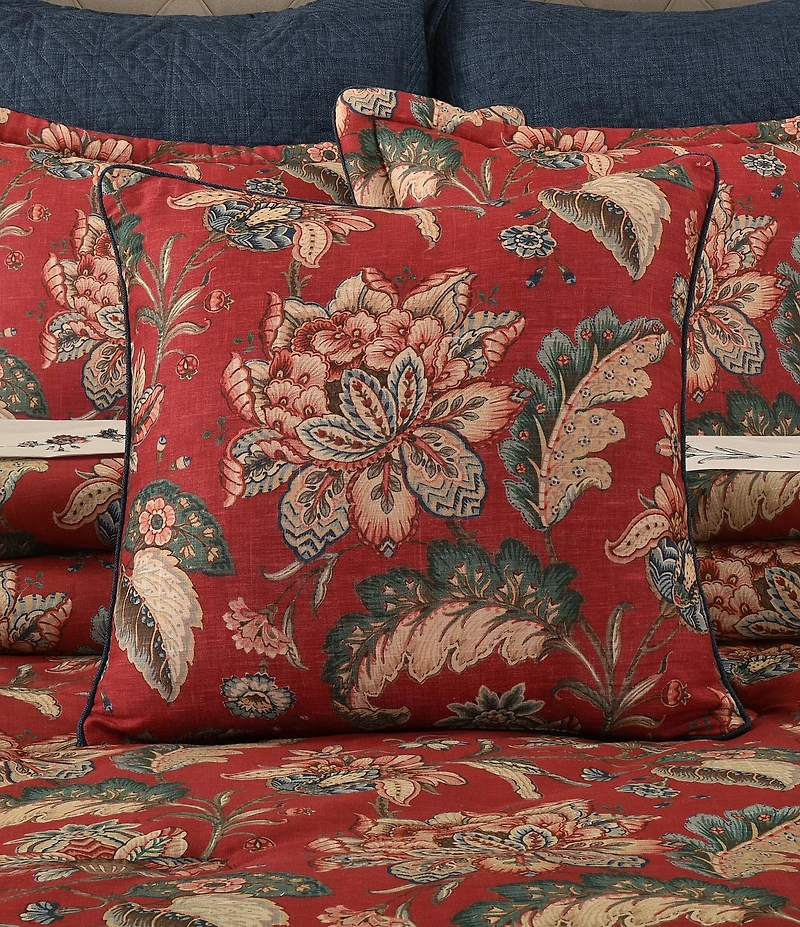 J. Queen New York Enchanted Garden Reversible Square Accent Pillow