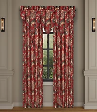 J. Queen New York Enchanted Garden Floral Jacobean Design Window Treatment