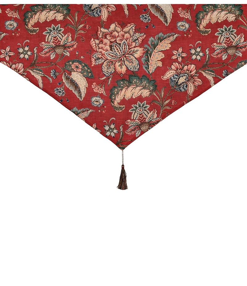 J. Queen New York Enchanted Garden Floral Jacobean Design Window Treatment